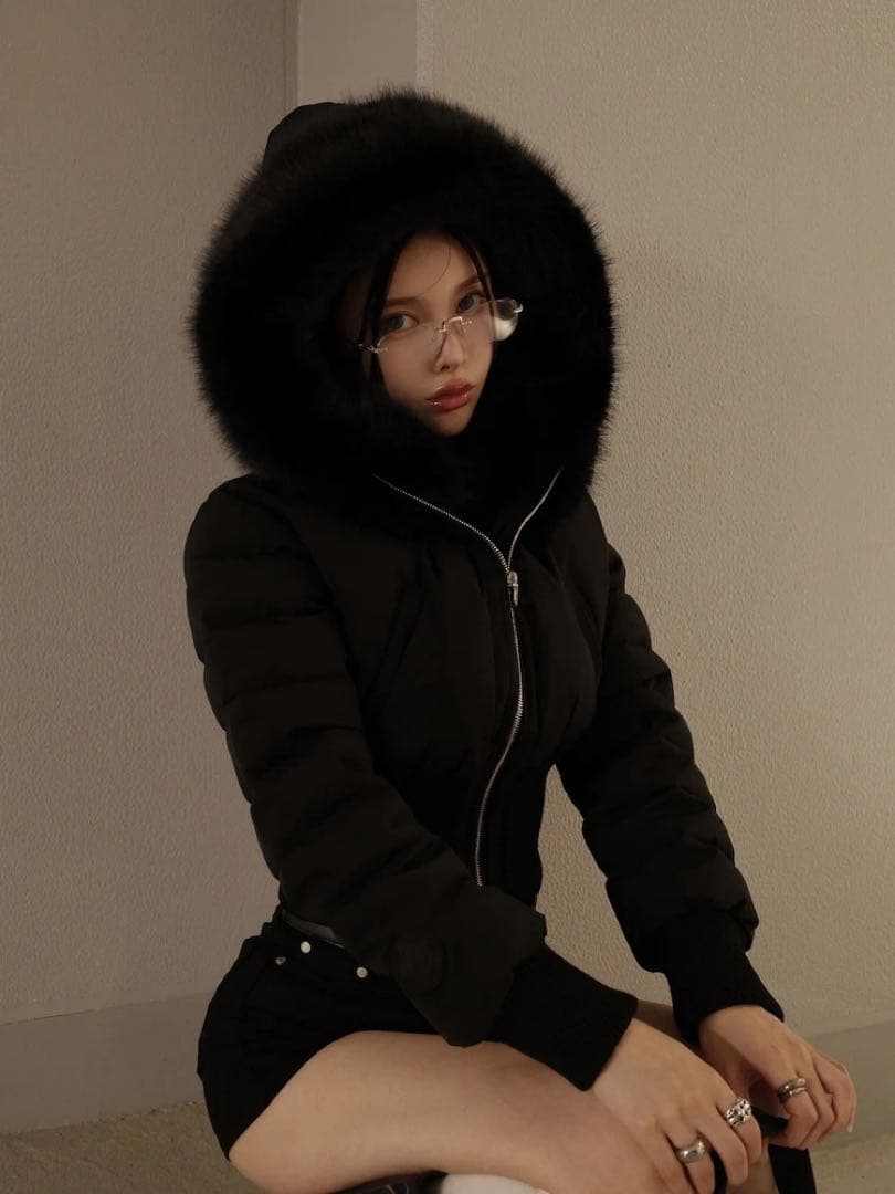 ダーリッチ darich レディショートダウンコート 新品未使用 - メルカリ