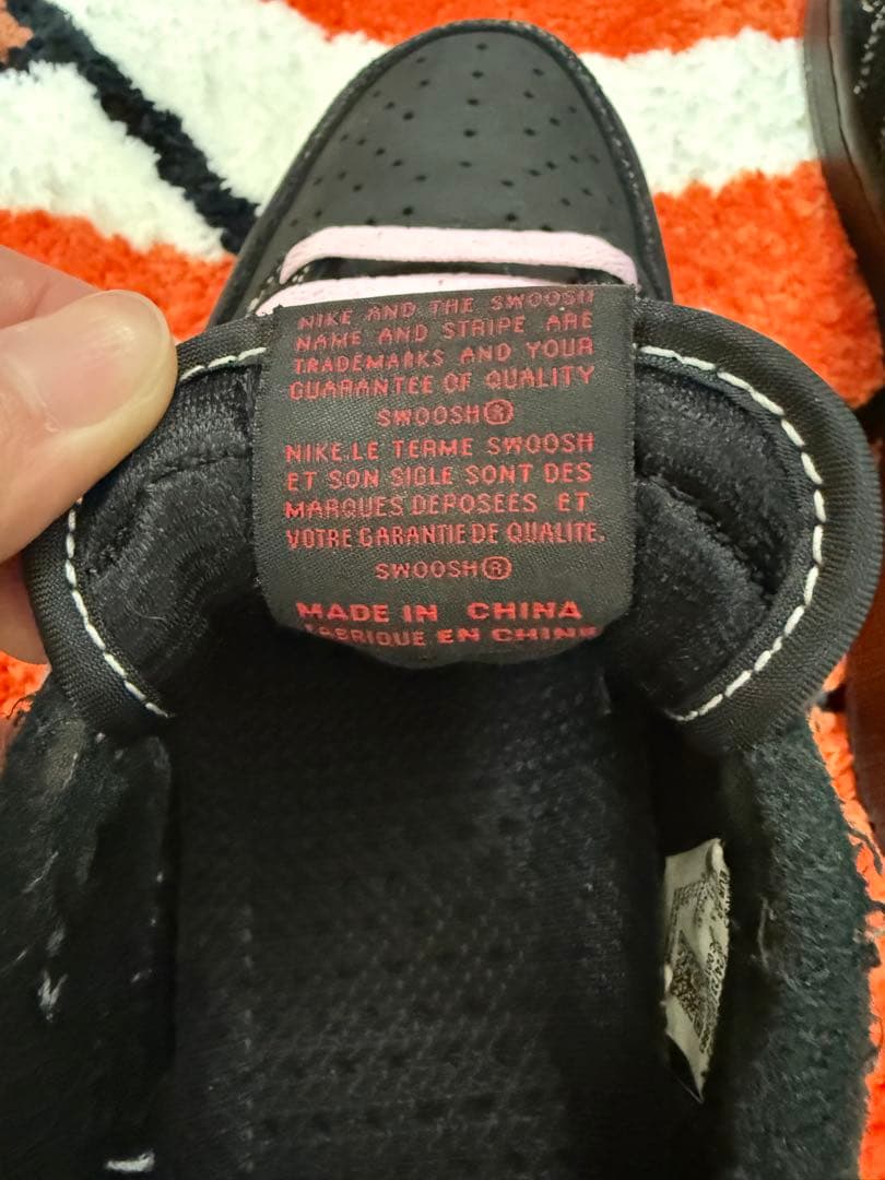 トラヴィススコット×ナイキ AJ1 LOW ブラックファントム 27.5cm