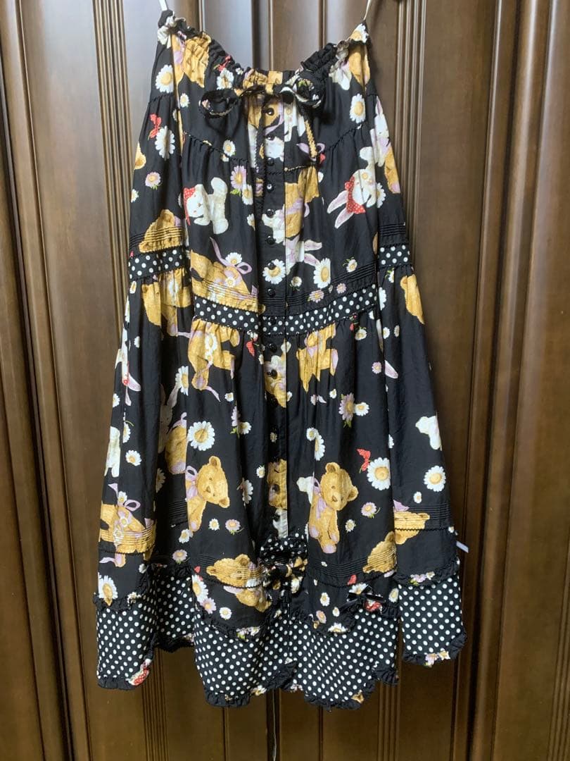 最終価格☆ピンクハウス雛菊ロンドスカート PINK HOUSE / ひな菊ロンドプリントスカート ピンク Y-25-09-30-018-LO