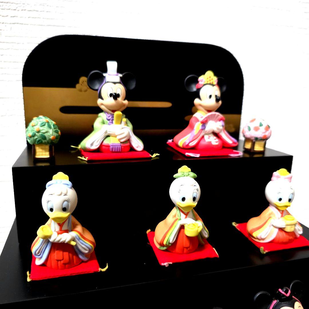 【希少・美品】ディズニー 雛人形 五段飾り ガラスケース、箱付き