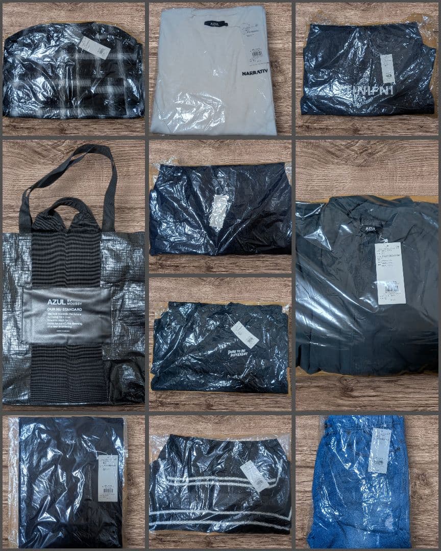 アズール 福袋 2026 メンズ Lサイズ 抜き取りなし10点セット - メルカリ