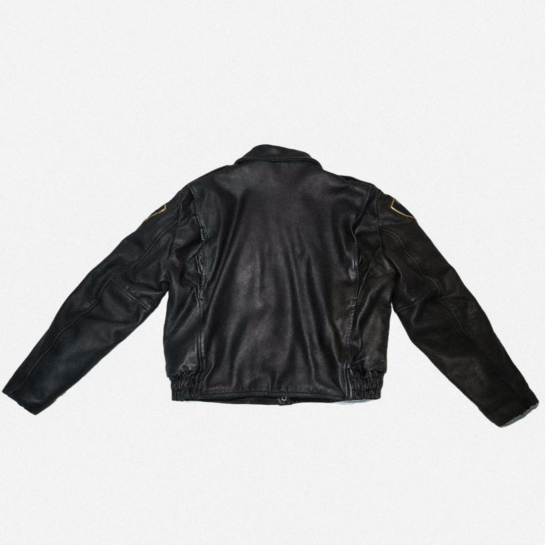 70's KALE UNIFORMS レザージャケット ポリスマンジャケット - メルカリ