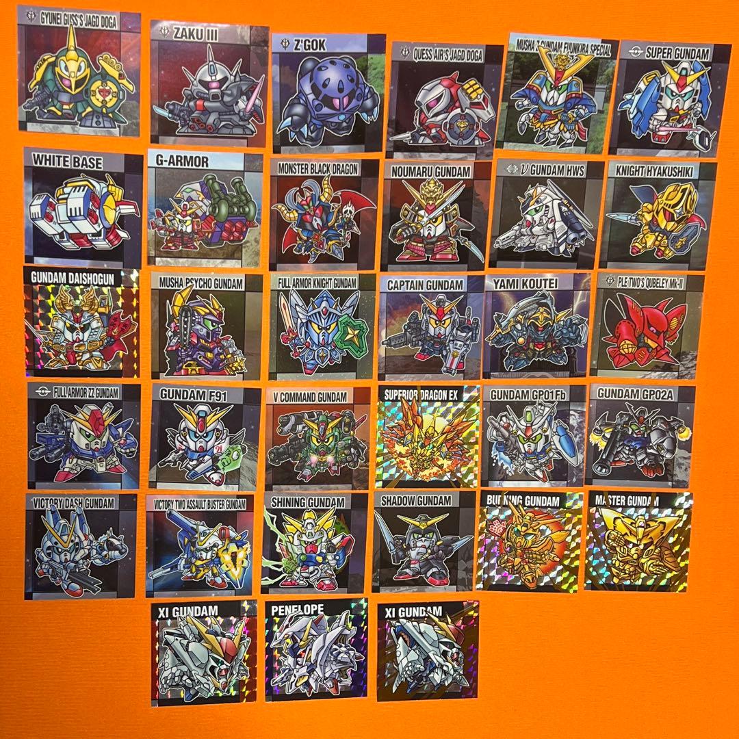 元祖SDガンダムスナック２　全33種　フルコンプリート　最安値 元祖SDガンダムスナックⅡ シークレット含む 全33種フルコンプセット