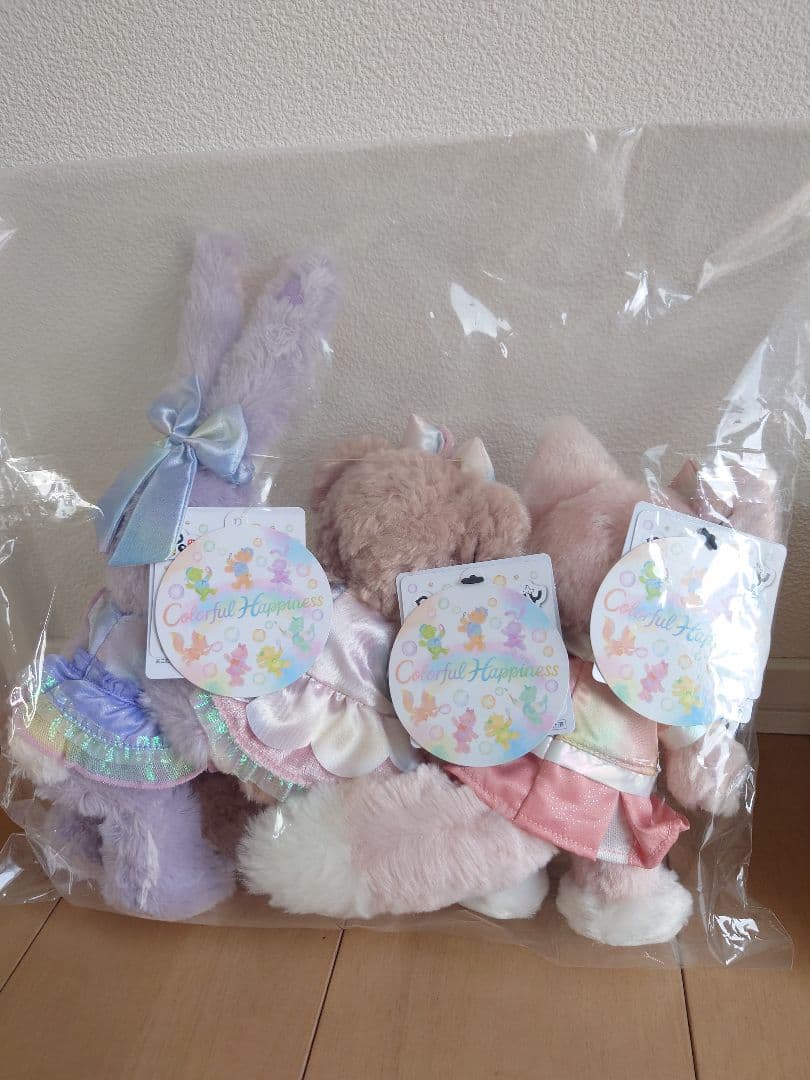 バケパ限定＊ポージープラッシー＊ダッフィー&フレンズ7体セット