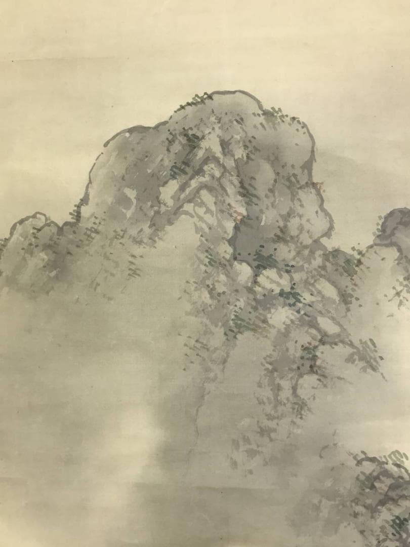 作者不詳/梅花山家図/山水図/梅花書屋図/掛軸/名家伝来/AD-249