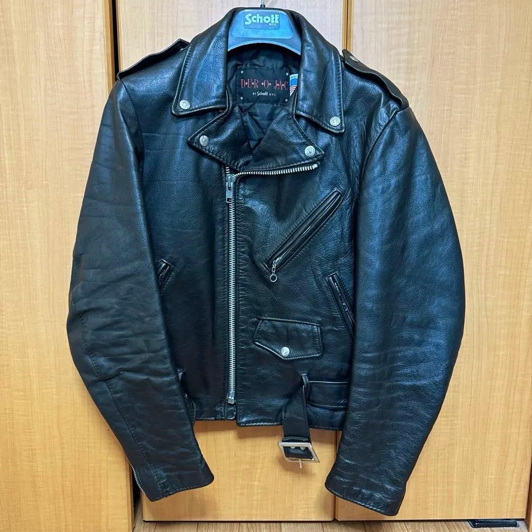 最終価格】Schott 518 ダブルライダース DUR O JAC - メルカリ