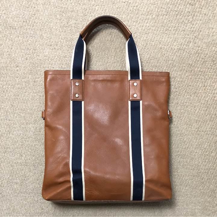 PAUL SMITH] ヴィンテージマルチストライプ ラージトートバッグ ポール