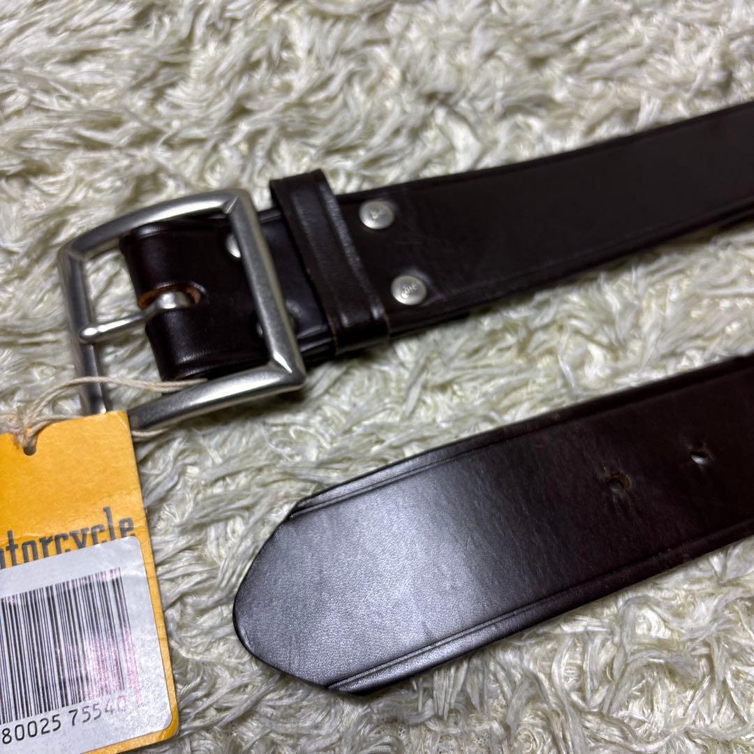 タグ付 リアルマッコイズ BUCO 本革レザー 太ベルト 28 ブラウン