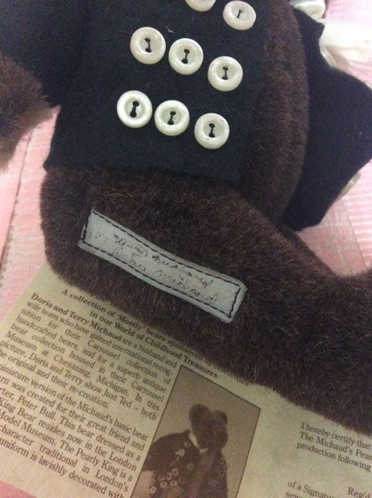 パーリーキングベア　ドリス&テリー・ミショーNo.1344ビンテージテディベア