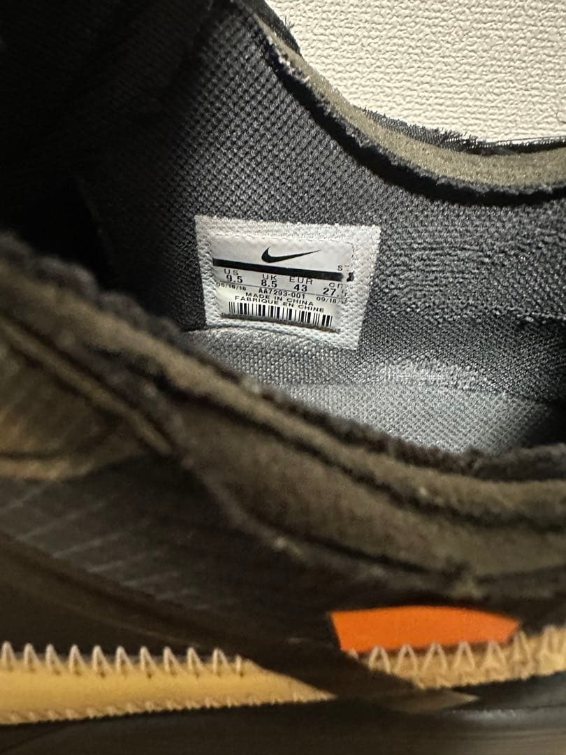 NIKE airmax90×off-white 27.5cm