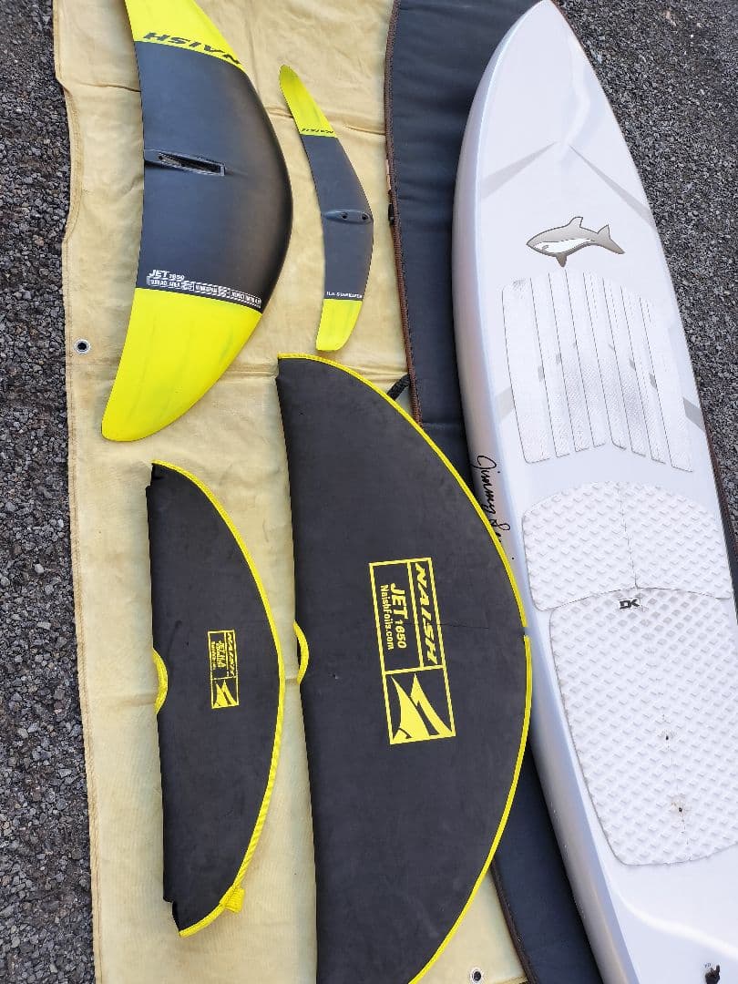湘南平塚手渡し】プローンボード/Naish Jet1650Foilセット/美品 - メルカリ
