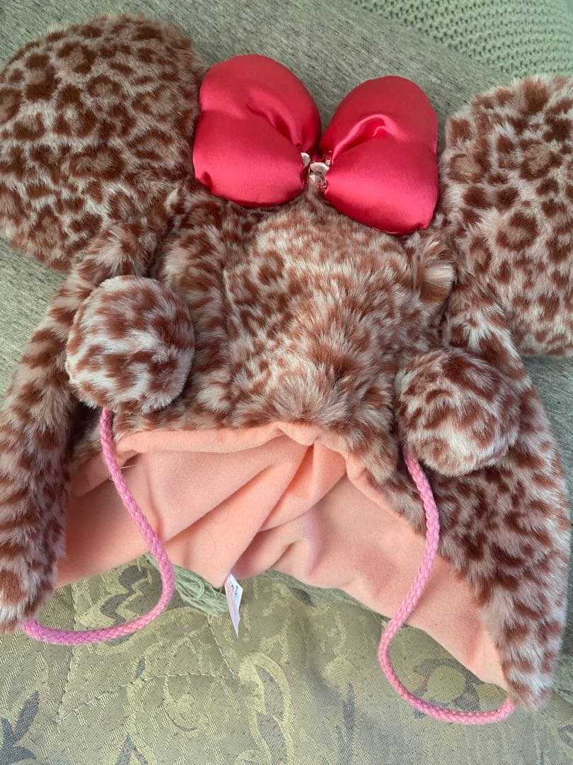 ディズニー ピンク✖️ヒョウ柄 ファンキャップ - メルカリ