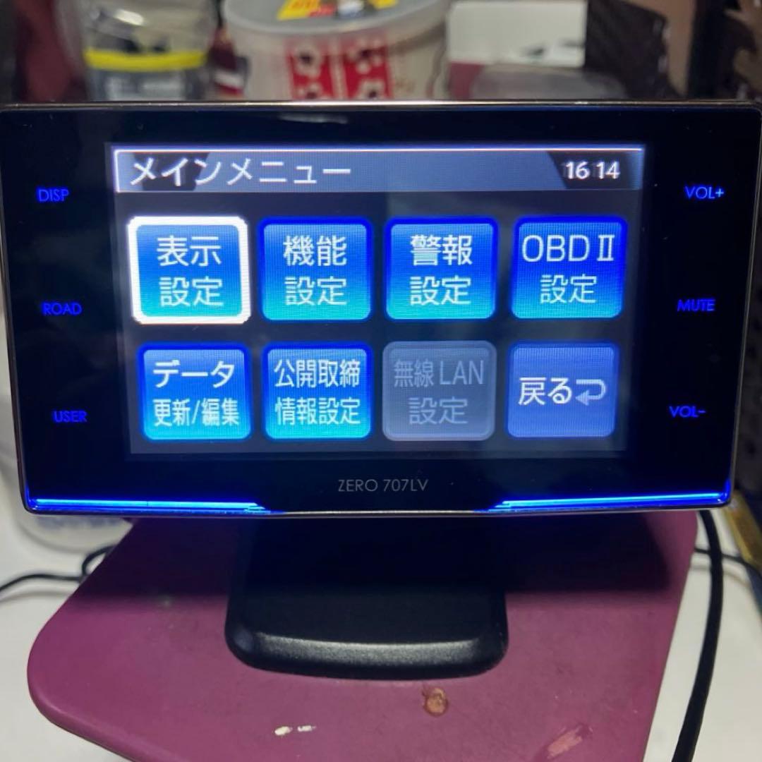 コムテックレコーダー探知機. ZERO−707LV】【タッチパネル.リモコン