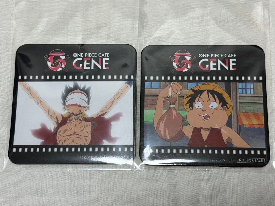 ワンピース カフェ コースター ルフィ - メルカリ