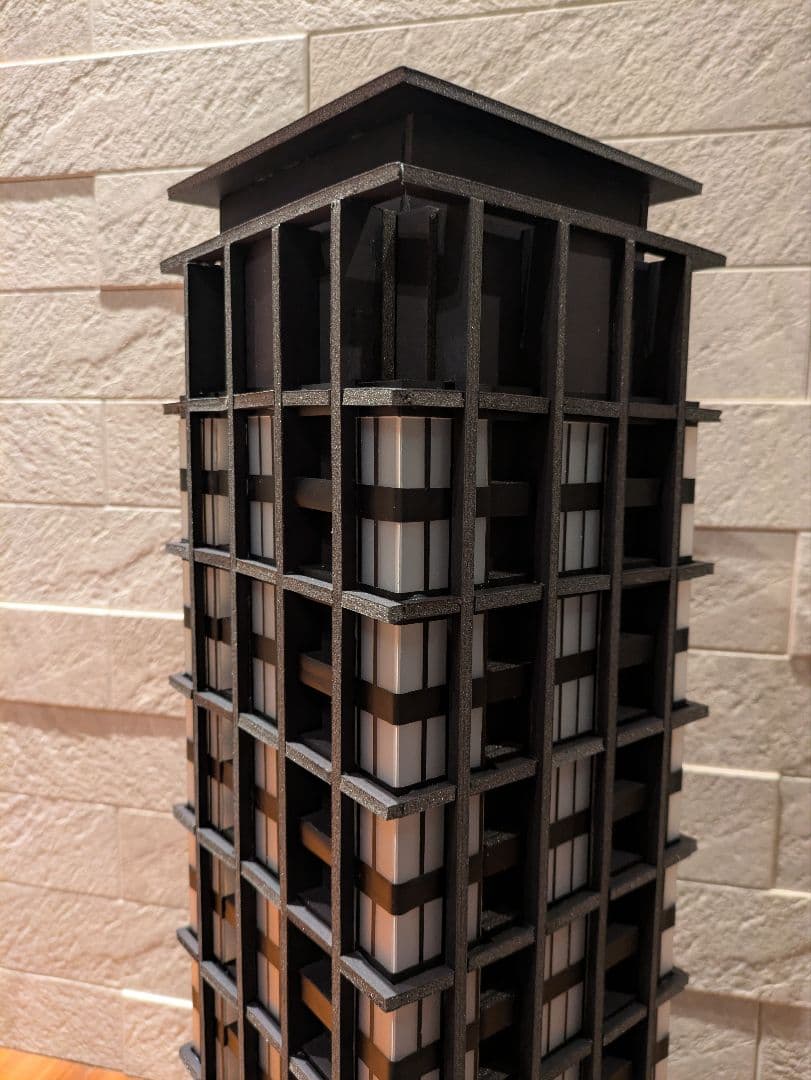 Nゲージ 自作ストラクチャー 高層マンション タワマン - メルカリ