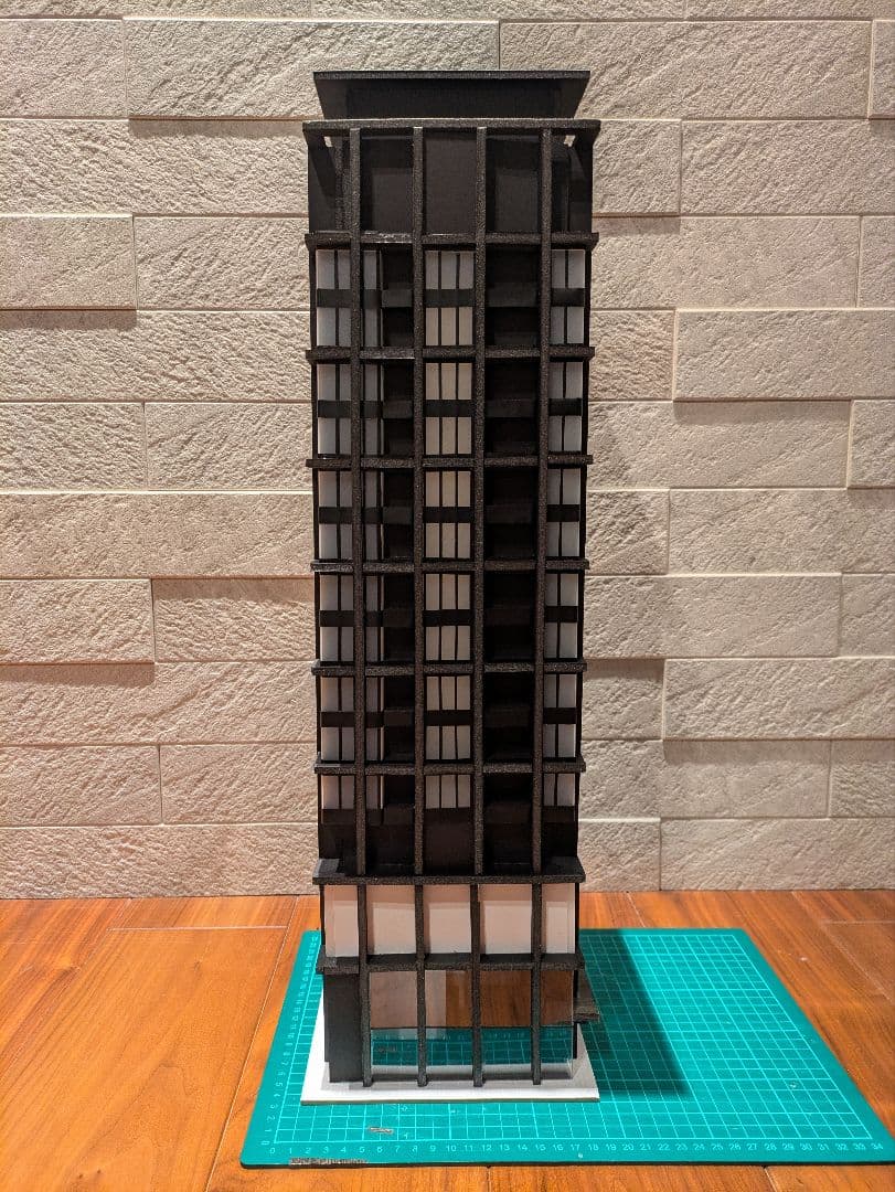 Nゲージ 自作ストラクチャー 高層マンション タワマン - メルカリ