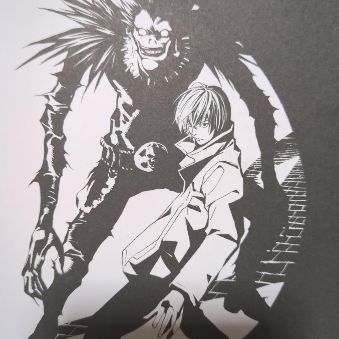 デスノート DEATH NOTE リューク キラ 夜神 月 ライト 色紙 - メルカリ
