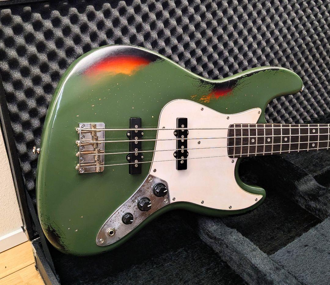 jazz bass ジャズベース /マルチレイヤーエイジド加工 オーバー