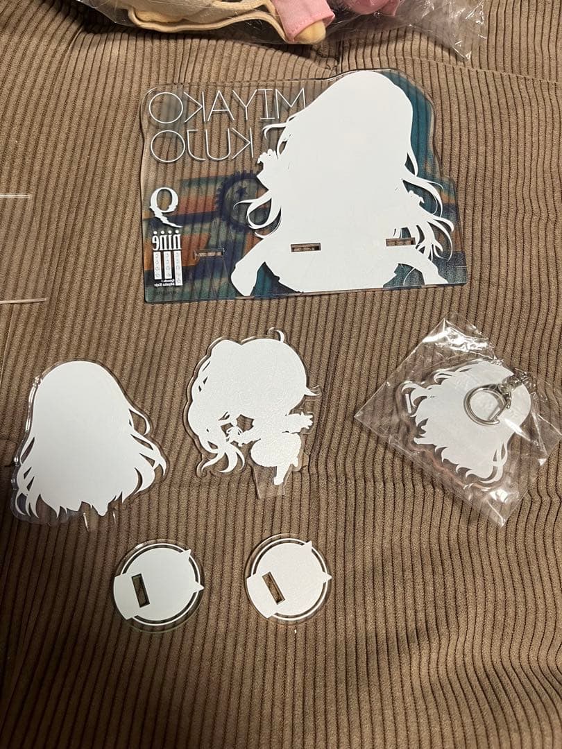 ク*マ様 ぱれっと 9-nine- 九條都 ぬいぐるみ アクリルフィギュア スマ