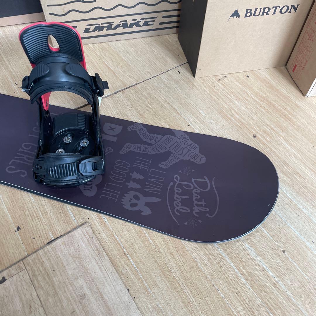 デスレーベル×ZUMA グラトリ◎トラストガール バイン付スノーボード