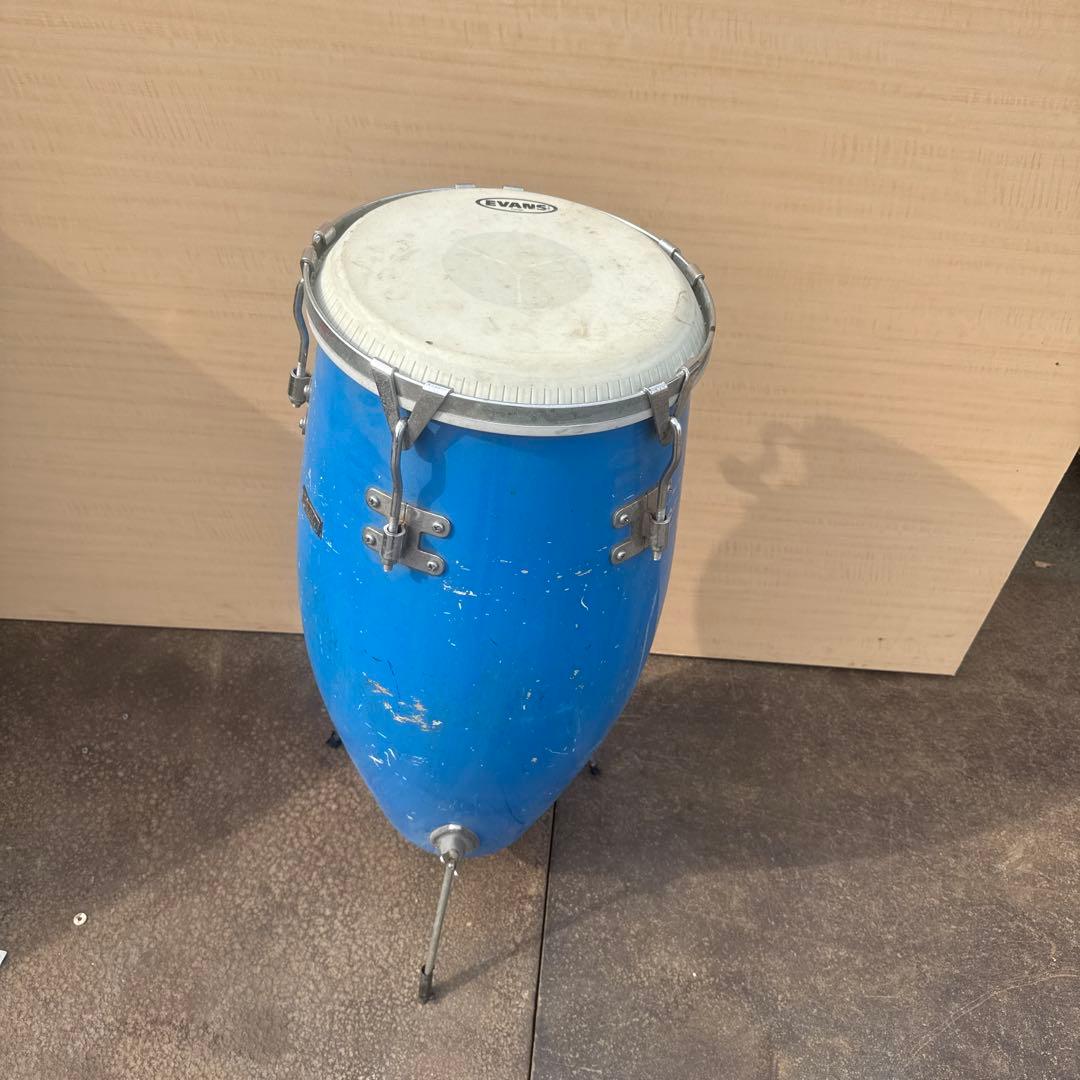 Pearl コンガ 青 Evansヘッド スタンド付属 Pearl Percussion Standシリーズ コンガスタンドCSS-20L Adjustable