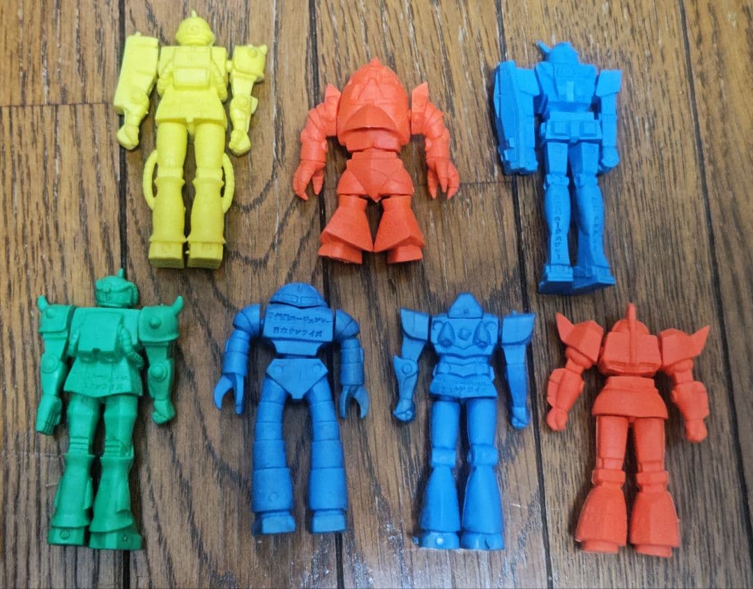 未使用 1979 クローバー合体消しゴムシリーズガンダムモビルスーツ