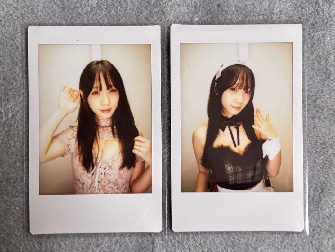 伊織もえ　バレンタインチェキ2枚セット 伊織もえちゃんのバレンタインイベント！ バレンタインらしい衣装で