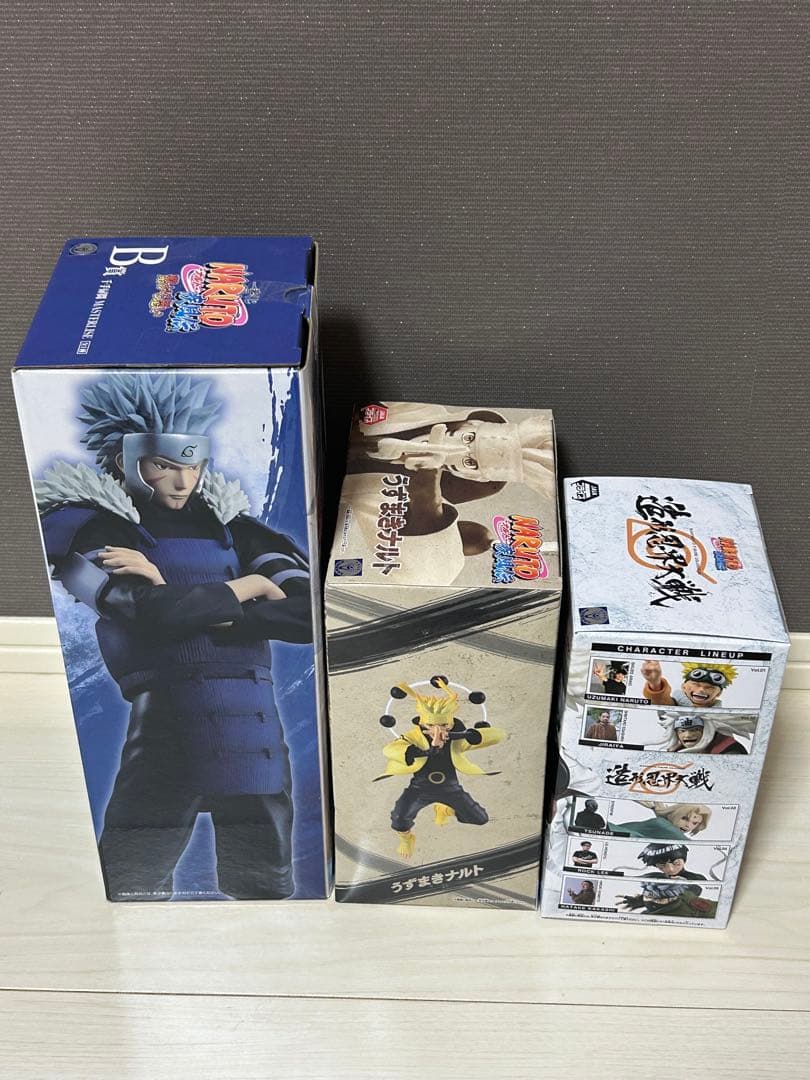 NARUTO フィギュア　ナルト　自来也　千手扉間　1番くじ　造形　プライズ