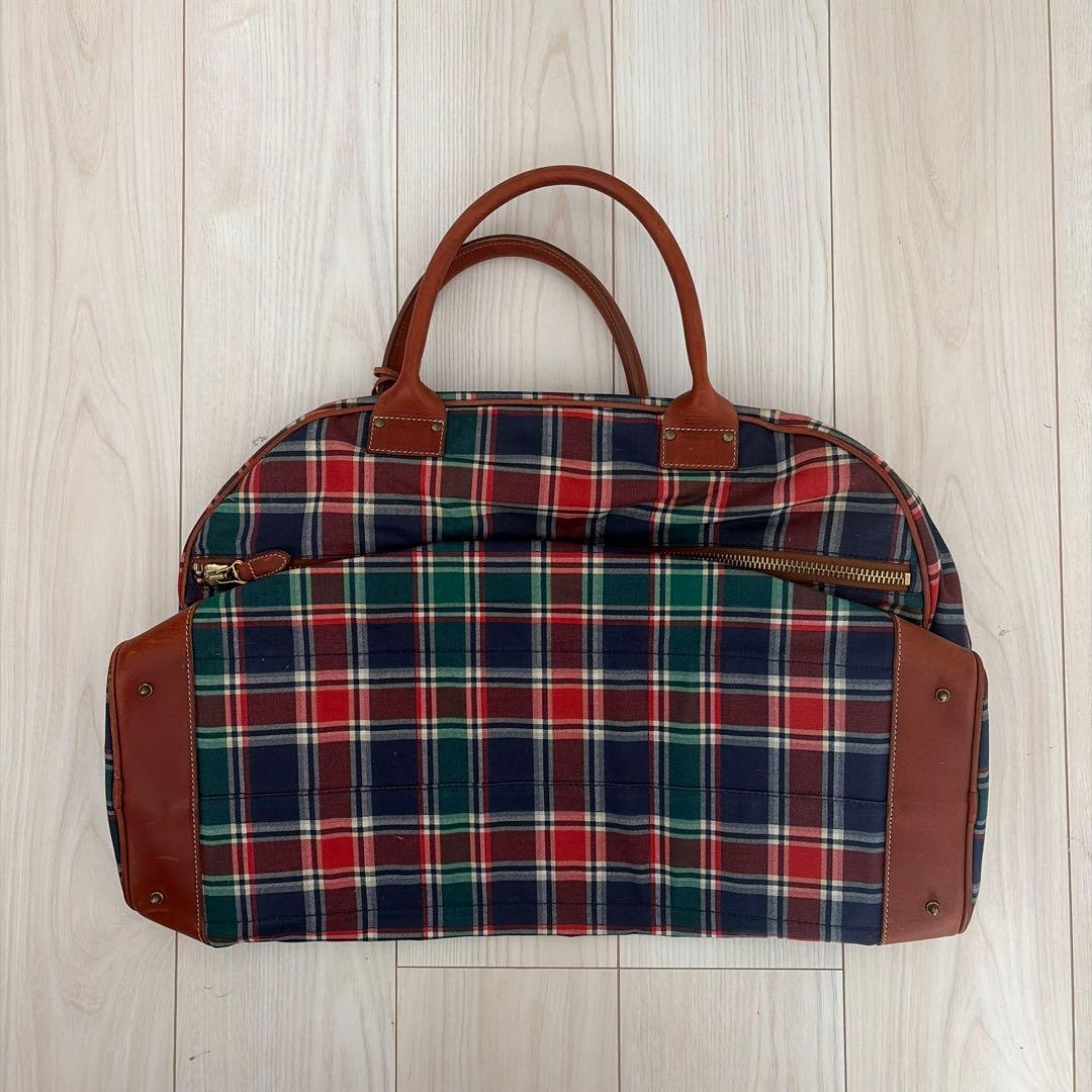 【未使用】Felisi フェリージ　チェックボストンバッグ 09/45-DI01