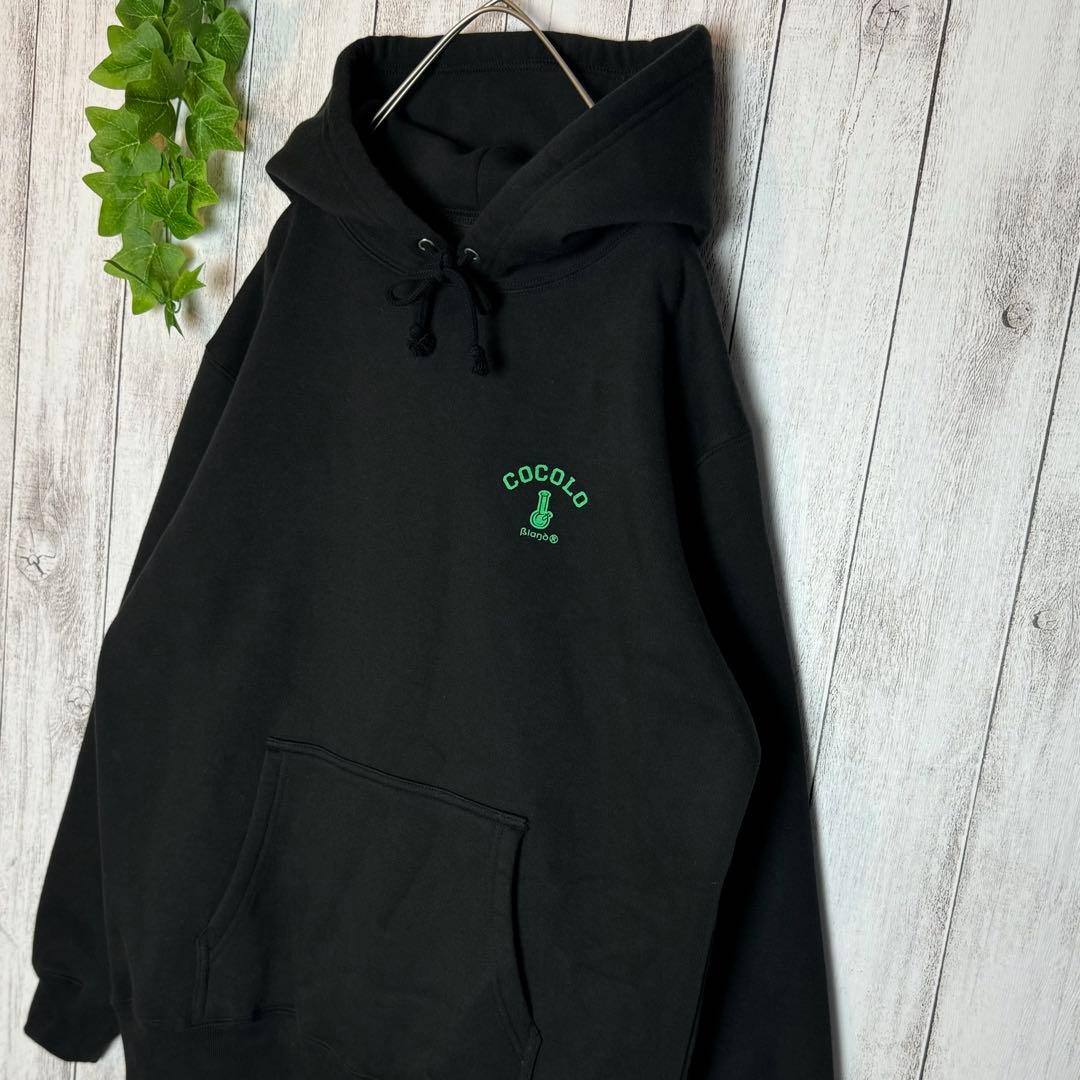 希少 ココロブランド パーカー スモーク ビッグシルエット 両面