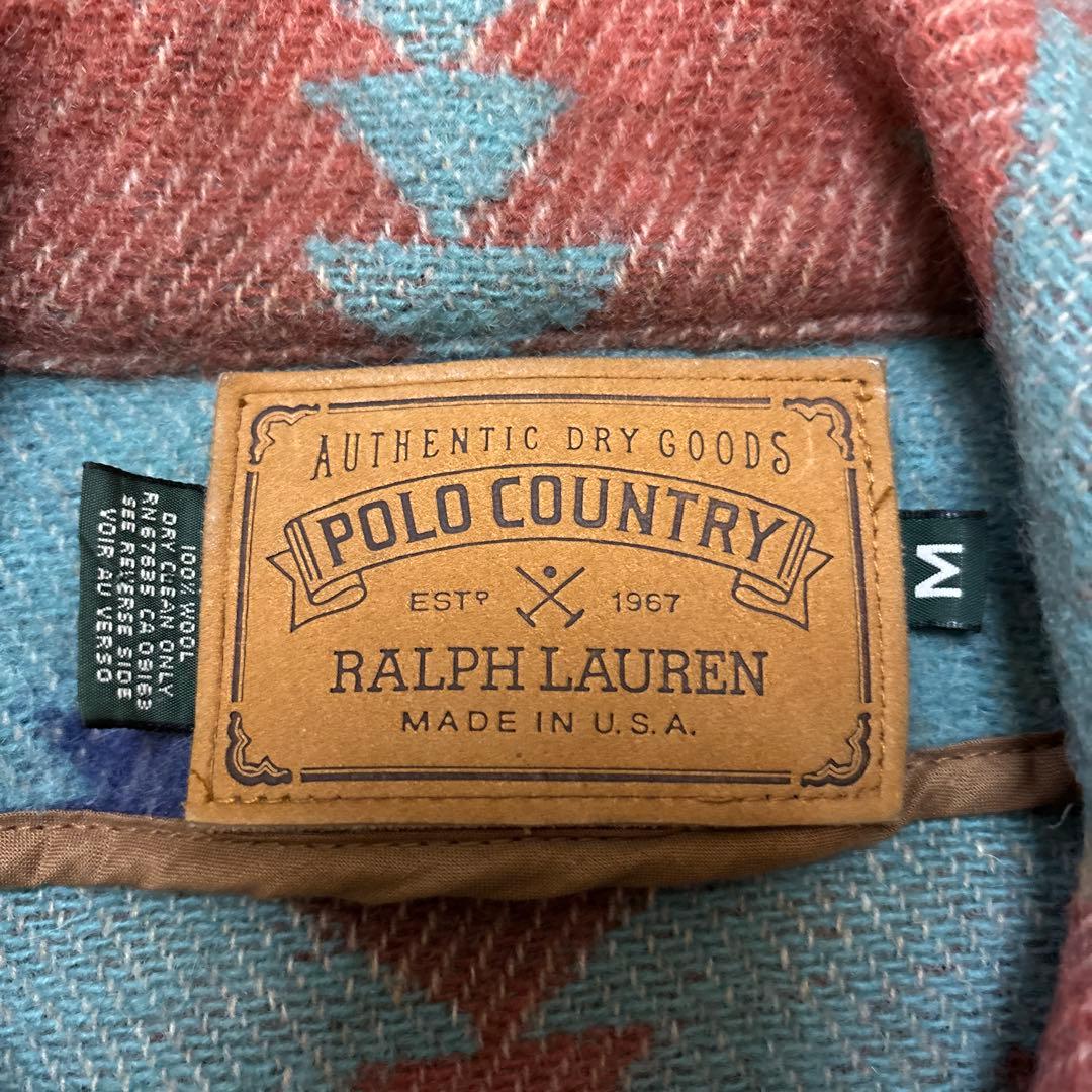 POLO COUNTRY / 90's native rug jacket