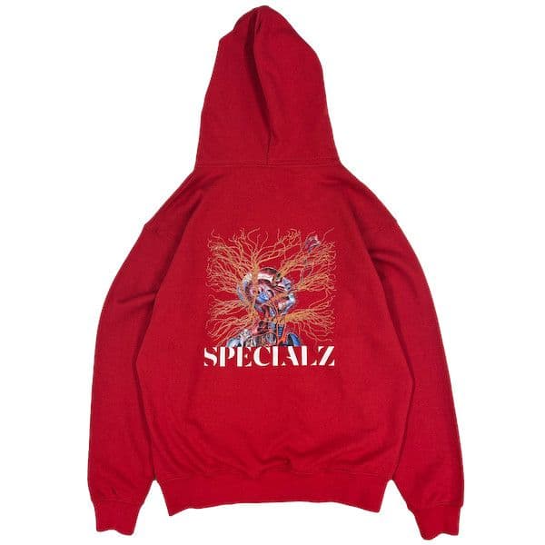 KingGnu キングヌー SPECIALZ HOODIE レッド パーカー L - メルカリ