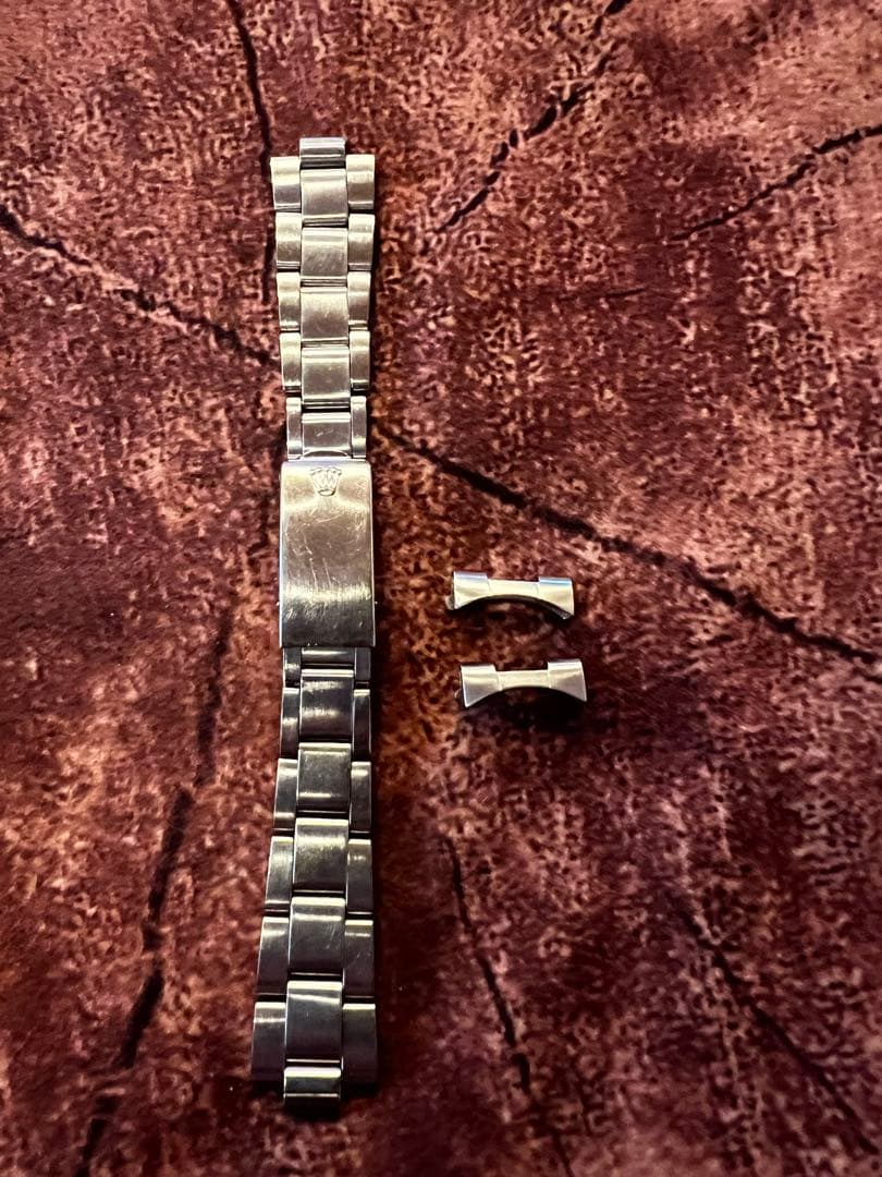 ロレックス ブレスレット ステンレス　巻きブレス　ヴィンテージ アンティーク RG-2114 | ロレックス /ROLEX 3連 巻き込みブレスレット Ref.7836 20mm