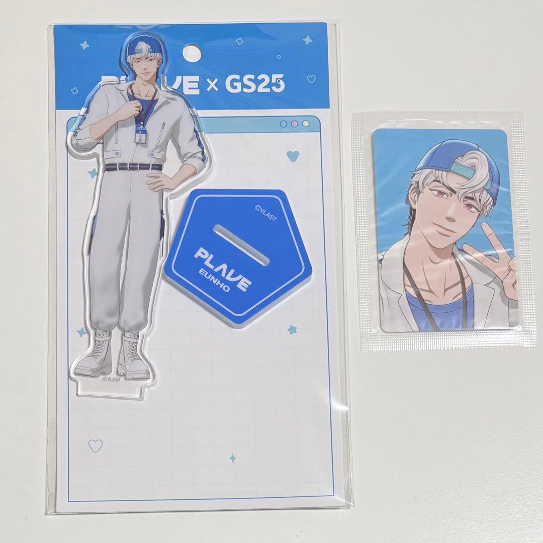 PLAVE 韓国公式品GS25 コラボ ウノ アクリルスタンド フォトカード