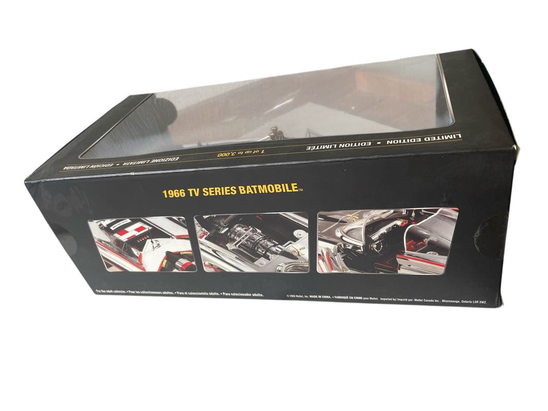 限定3000台 MATTEL 1/18 エリート バットモービル シルバーメッキ