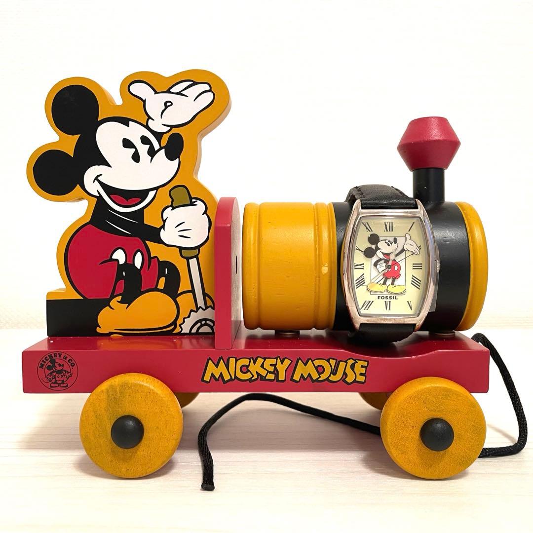 ♣︎専用♣︎【FOSSIL】ビンテージ ミッキーマウス腕時計 木製玩具付き 楽天市場】MICKEY MOUSE ミッキーマウス × FOSSIL フォッシル