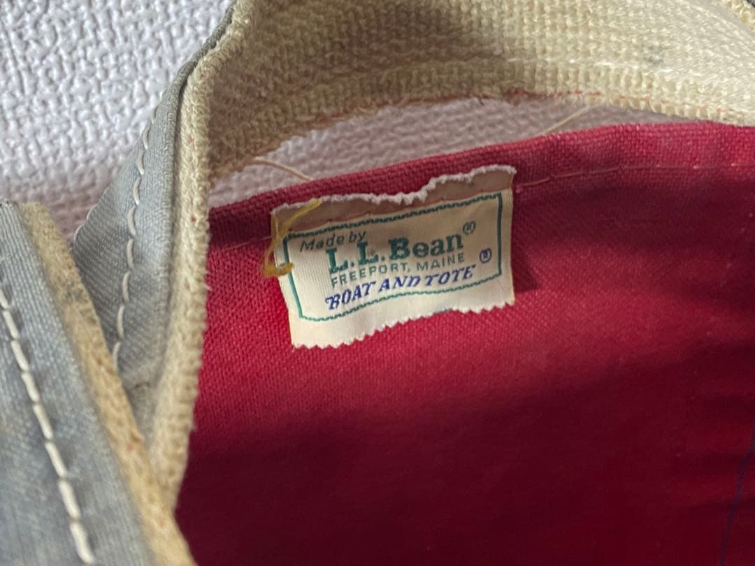 L.L.Bean ボートアンドトート 波タグ　80s