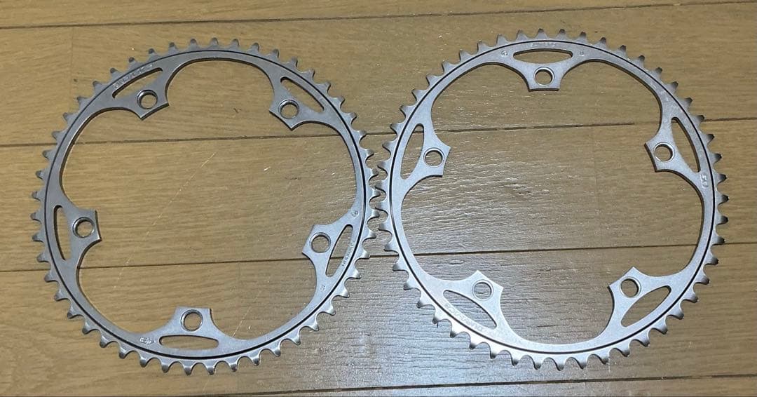 デュラエーストラック　FC-7710 50T 49T NJS 2枚セット SHIMANO DURA-ACE TRACK（シマノデュラエーストラック）FC-7710 R/L