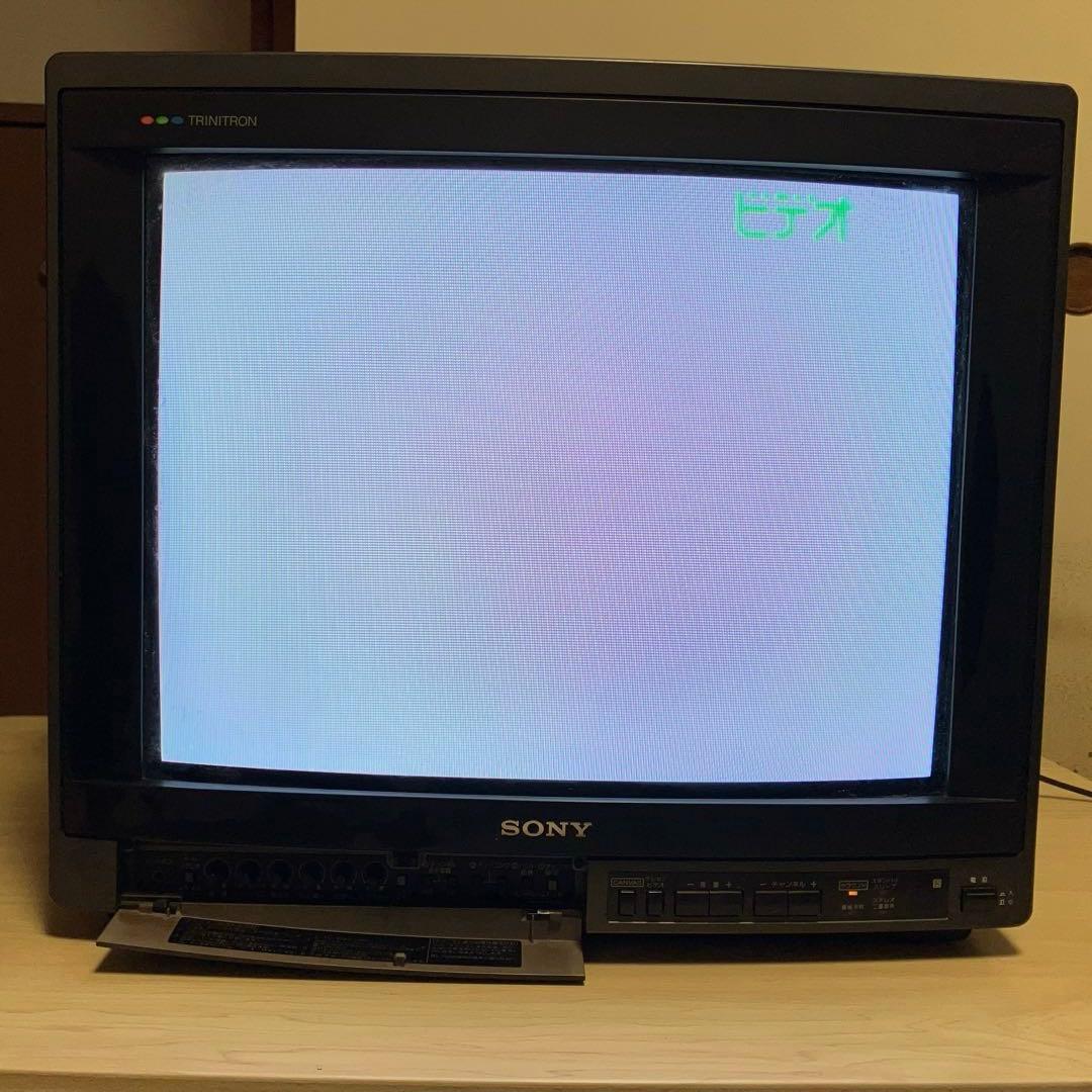 SONY トリニトロン19インチブラウン管テレビ - メルカリ