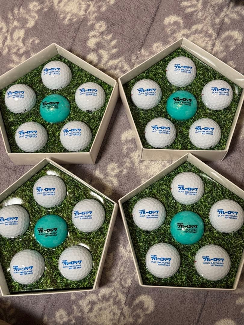 ブルーロック ゴルフボール4セット KIRA DIAMOND