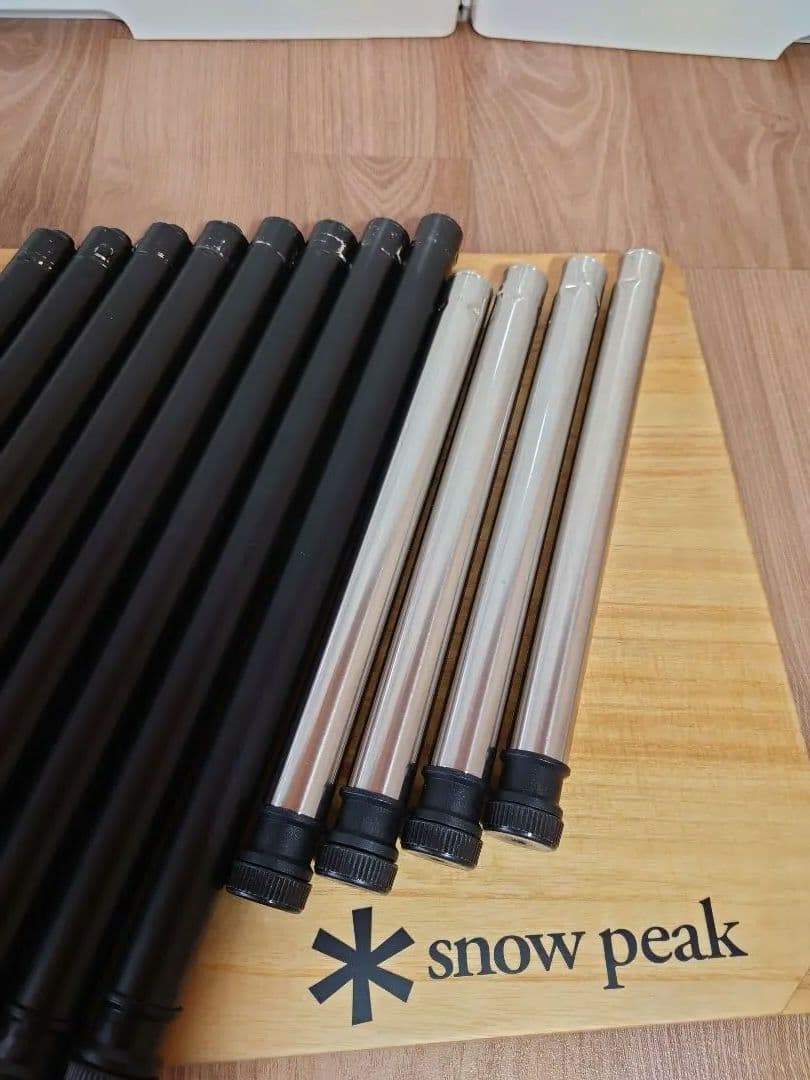 スノーピーク igt400脚 ブラック FES-137 雪峰祭 300脚セットの通販は