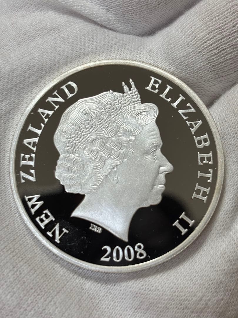 【純銀製】ニュージーランド エドモンド・ヒラリー記念プルーフ純銀1オンス