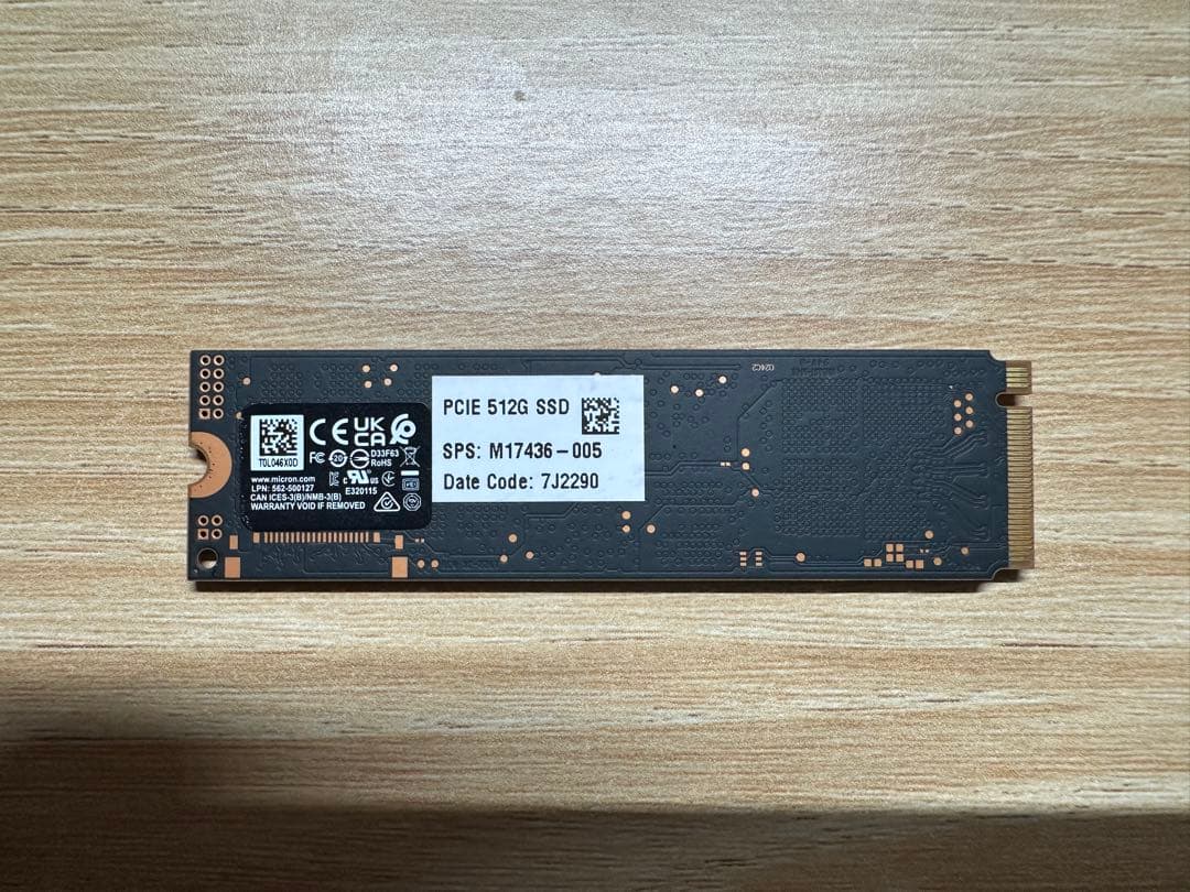 Micron 3400 M.2 Nvme Gen4 SSD 512GB
