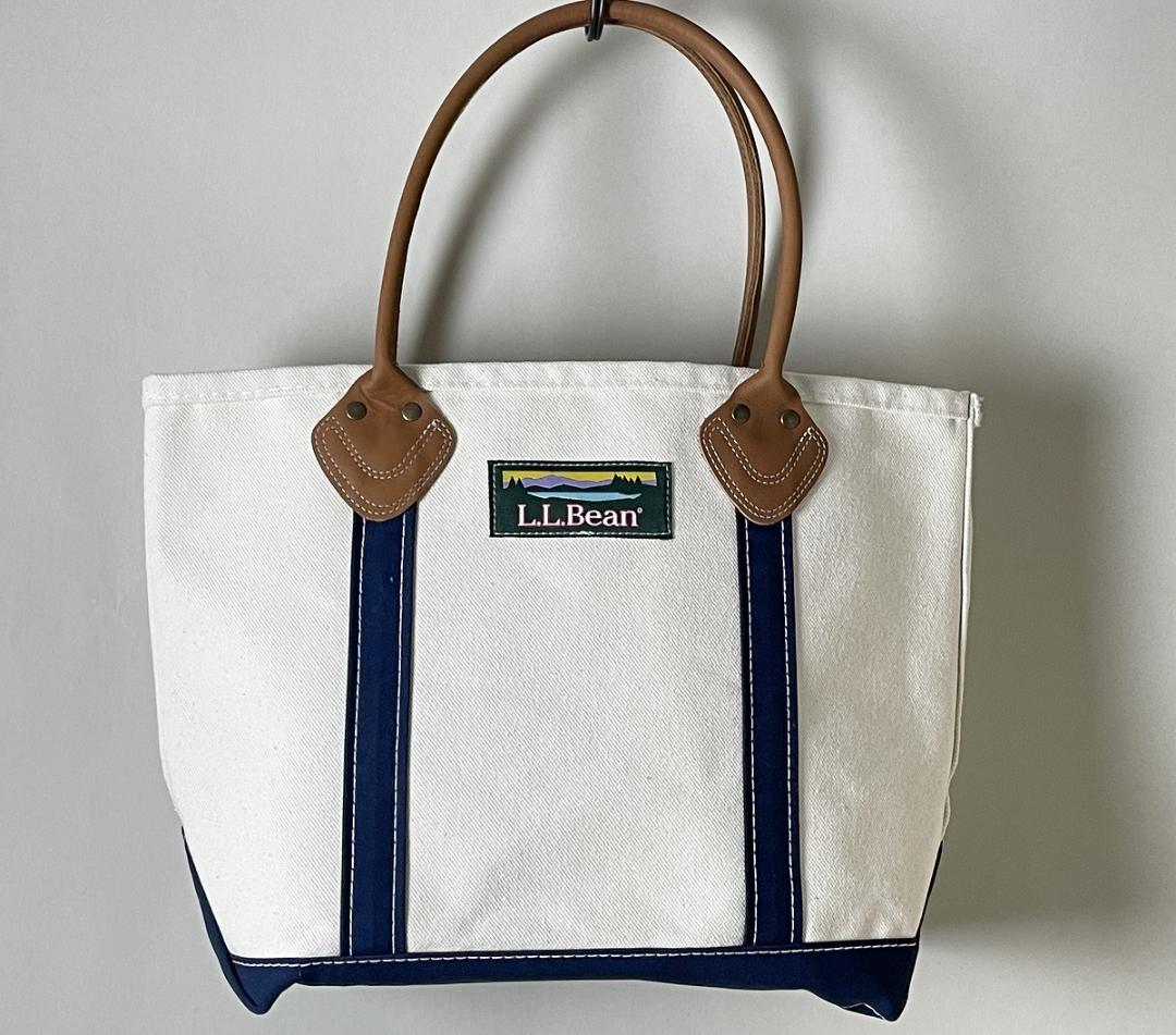名作★USA製 LLビーン L.L.Bean レザー ハンドル トート バッグ