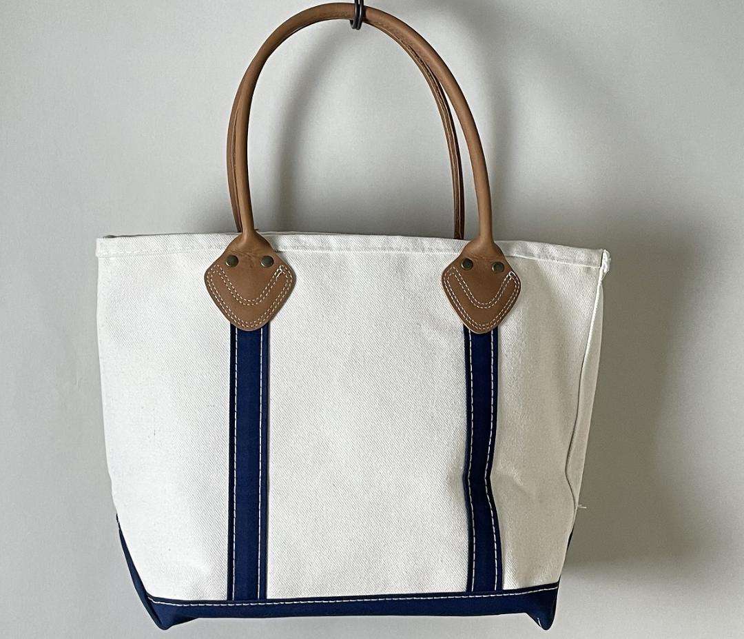 名作★USA製 LLビーン L.L.Bean レザー ハンドル トート バッグ