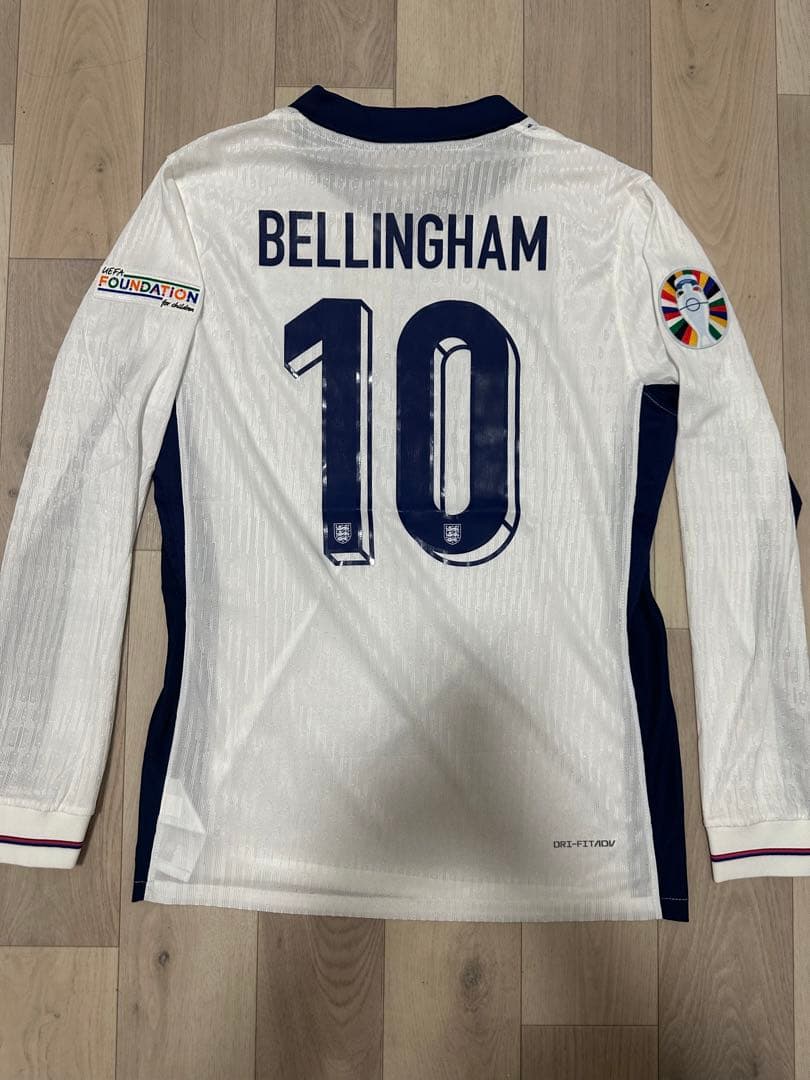 タグ付き 正規品 イングランド代表 ベリンガム ユニフォーム EURO