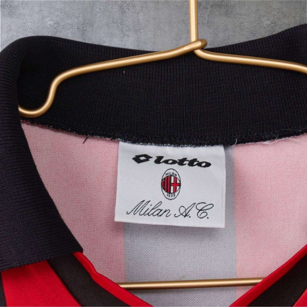 90sACミランユニフォームLotto製OPELスポンサー95-96ホームシャツ
