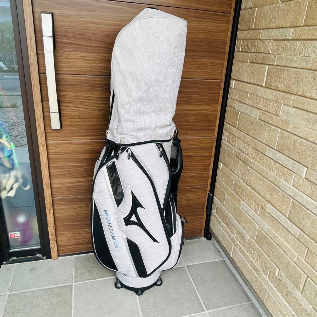【美品】ミズノ グレー キャディバッグ　MIZUNO MIZUNO（ミズノ） 正規品 NX.6 キャディバッグ 「 5LJC2402 」 : EZAKI