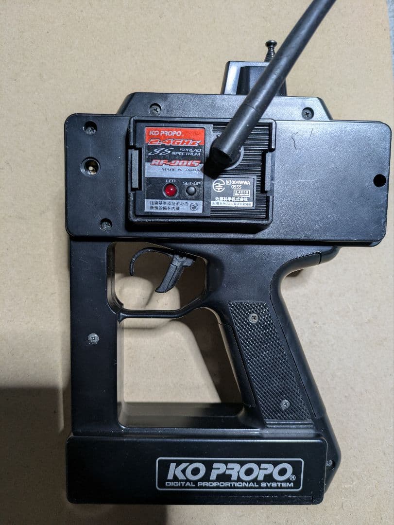 KO PROPO EX-1 UR ラジコン送信機、受信機、サーボ。