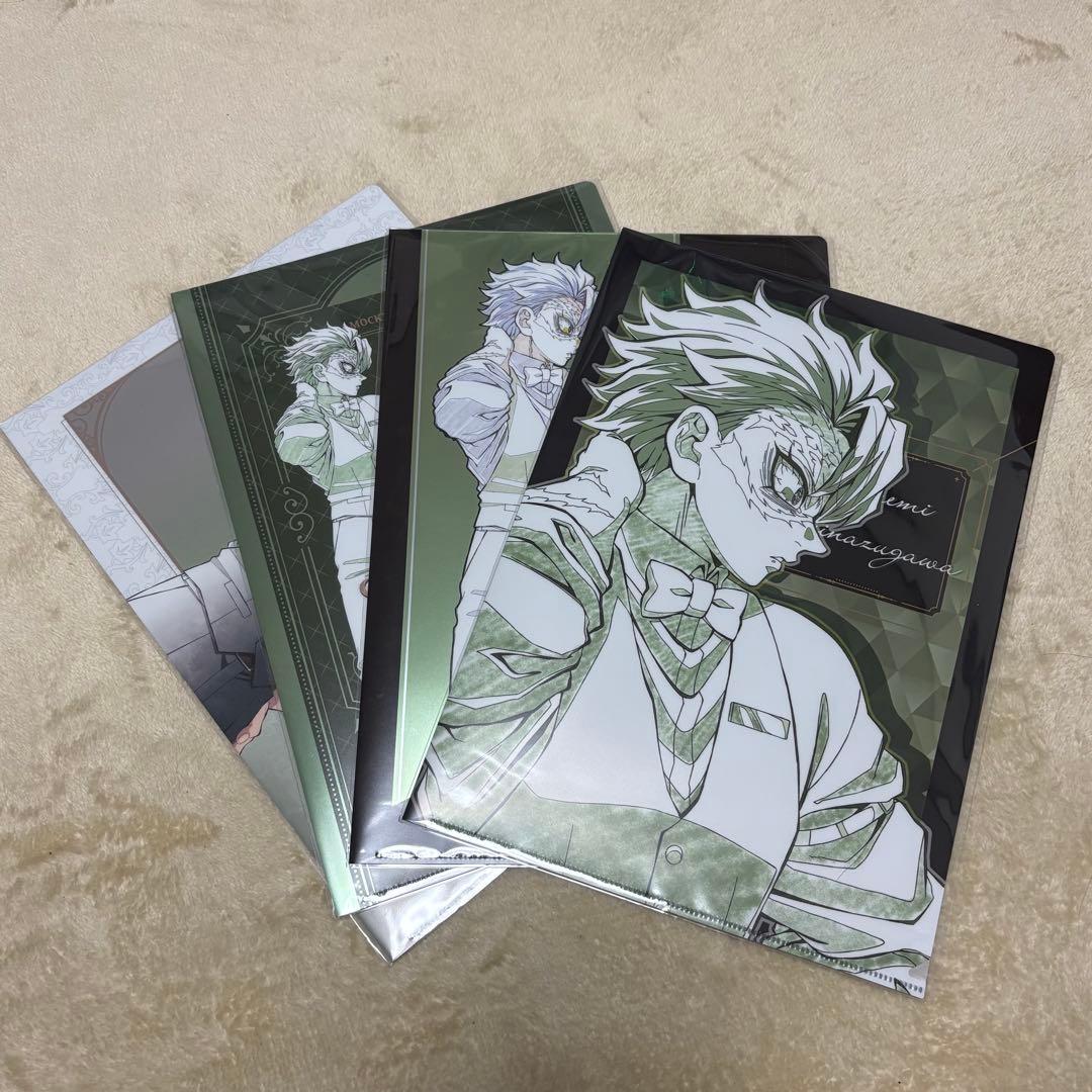 モクテルバー 不死川実弥 クリアファイル セット グッズ-セットもの】アニメ「鬼滅の刃」 クリアファイル＆ステッカー